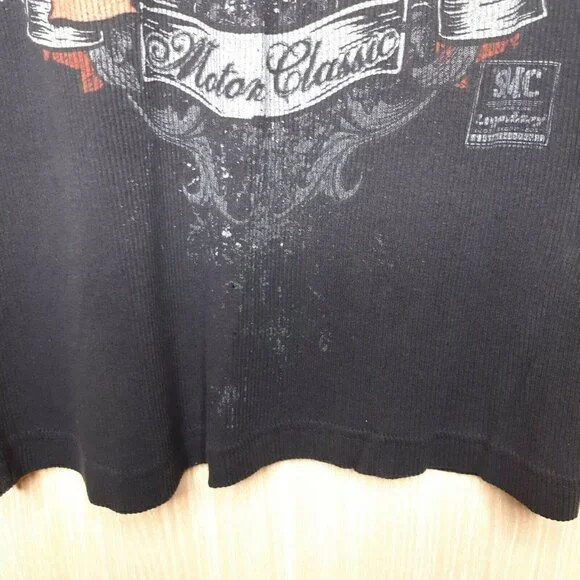 Sturgis Women's Black Ribbed Sturgis Knit Tank. La - Picture 4 of 6